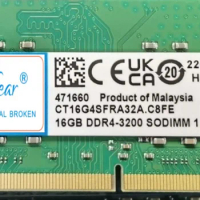 For 16G DDR4-3200Mhz SODIMM CT16G4SFRA32A 16GB