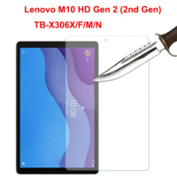Tempered Glass for Lenovo Tab M10 HD Gen 2 (2nd Generation) TB-X306F TB-X306X TB-X306M/N 10.1'' Screen Protector Glass