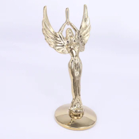 Goddess 3D Zinc Alloy Luxury Stand Personality car logo engine hood decoration