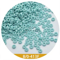 Imported TOHO Seed Beads From Japan Bracelet DIY Material 8/0 Round Beads 3mm Frosted Series 5g Loos