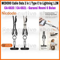 MCDODO Cable Data 2 in 1 Type C to Lightning 1.2M - CA-6820 / CA-6821 - Garansi Resmi 6 Bulan CA-682