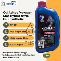Adnoc Voyager Star HB Hybrid 0w16 1L Full Synthetic Oli Mobil Hybrid