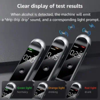 Automatic Alcohol Tester Professional Breath Alcohol Rechargeable Test Tools Tester Breathalyzer Alcohol Q8Y3
