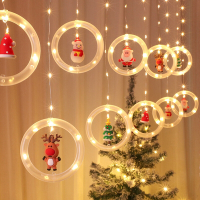 【小倉Ogula】聖誕DIY裝飾掛燈 USB燈串  麋鹿雪人聖誕老人掛件造型燈 小夜燈  聖誕節LED燈