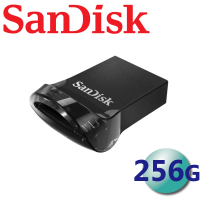 【SanDisk 晟碟】256GB Ultra Fit CZ430 USB3.1 Gen 1 隨身碟(平輸)
