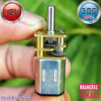 Motor Gearbox N20 12V 300RPM Mini Metal Gear Motor Dinamo High Torque Berkualitas