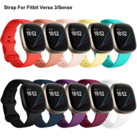 Sport Band For Fitbit Versa 3 4 Smart watch Silicone Breathable Bracelet Wristband Strap For Fitbit Versa 3 Sense 2 Correa