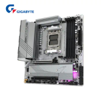 New Gigabyte B650M AORUS ELITE AX ICE + AMD R7 7800X 3D AM5 slot White motherboard MAX- Memory DDR5 Wi-Fi 6E PCIe 5.0