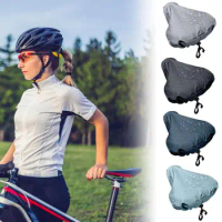 Outdoor Waterproof Bike Seat Rain Cover Elastic Dust Resistant Protector Rain Cover Bike Saddle Cover Bicycle Accessories