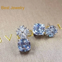Best Jewelry ต่างหูเพชร coz แท้งาน Hiend jewelry grade ต่างหูเพชรระย้าออกงาน
