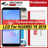 100% Original 5.7'' Display for Huawei Y6 2018 ATU L11 L21 L22 LX1 LX3 L31 L42 LCD Touch Screen Y6 Prime 2018 Repair Parts