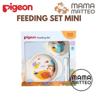 PIGEON Feeding Set Mini / Peralatan Makan Bayi / Alat Makan MPASI Pigeon BANDUNG PIGEON Feeding Set 