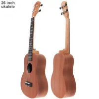 26 Inch Tenor Ukulele 18 Fret Sapele Wood Hawaii Guitar Ukelele Musical Gift Instrument 4 Strings Mini Guitarra