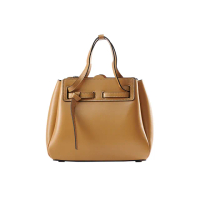 【LOEWE 羅威】LAZO MINI BAG 小牛皮迷你兩用水桶包(淺棕)