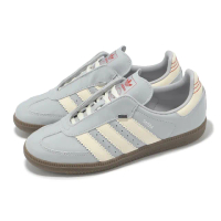 【adidas 愛迪達】德訓鞋 Samba OG 男鞋 女鞋 銀 白 復古 休閒鞋 愛迪達(JQ0012)
