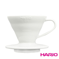 HARIO V60  陶瓷圓錐濾杯 VDC-01W(1~2杯用)