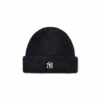 【MLB】童裝 水貂毛線帽 毛帽 童帽 紐約洋基隊(7ABNB0336-50BKS)