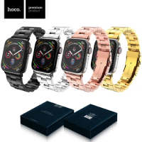 HOCO Luxury Stainless Steel strap For Apple Watch band 42mm 38mm 44mm 40mm Bracelet Wristband belt for iwatch series 5 4 3 2 1