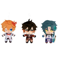 Genshin Impact Childe Zhongli Xiao Kazuha Raiden Yae Hutao Limited Edition Original Plush Vol. 1 Siz