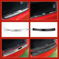 For Subaru XV 2018 + Car Styling Protector Decoration Accessories Rear Bumper Protection Trunk Pedal Cover Boot Guard Plate Trim