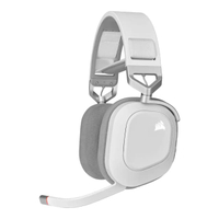 หูฟังเกมมิ่ง HS80 USB RGB มีสาย สีขาว
