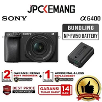 JPC KEMANG Sony Alpha A6400 Kit 16-50mm OSS II Mirrorless Camera Sony A 6400 Kit 16-50 mm Mark 2 GAR