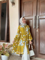 Ameena Tunik / Tunik Rayon / Tunik Motif / tunik jumbo Dress