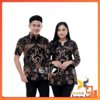 [COD] Batik Couple Pria Wanita Atasan Batik Couple