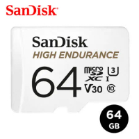 SanDisk 高耐用強效能監控設備專用microSDXC記憶卡 64GB 公司貨