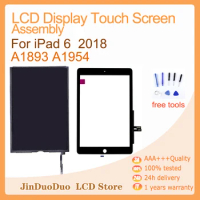 9.7"AAA+ For iPad 6 2018 A1893 A1954 LCD Display Touch Screen Digitizer Assembly For iPad 6 2018 Display Replacement