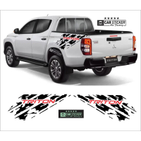 TRITON01 Sticker mitsubishi triton sticker 4x4 sticker mobil off road 4x4 triton sticker mobil off r