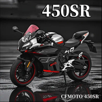1:12 CF MOTO 450SR RACE REPLICA Alloy Metal Diecat Model Motorcycle Sound & Light High Simulation Co