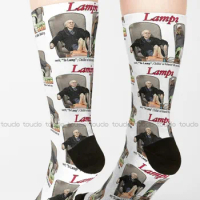 Lampin - Curb Your Enthusiasm Socks Pink Socks Cartoon Comfortable Best Girls Sports 360° Digital Pr