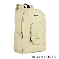 URBAN FOREST都市之森 樹-摺疊後背包/雙肩包 淺卡其