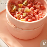 韓國Inherent Pudding 可堆疊寵物碗 寵物碗 狗碗 M 果凍粉