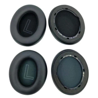 Replacement Soft Memory Foam Ear pads Cushion for Anker Soundcore Life Q20 / Q20 BT Headset Leather EarPads Cover