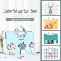 Laptop Bag Laptop Case Multi Size 12 13 14 15 17 inch Cartoon Bag Computer Waterproof Hand Bag for Macbook/HP/Lenovo/ Acer/Asus