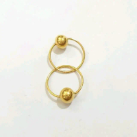 Anting Anak Bulat Piercing Hidung Elegant Koleksi Josean Emas Asli