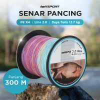 BerkahMall Jakarta TaffSPORT Senar Pancing PE 4 Braided Strand Fishing Line 300M - DM3