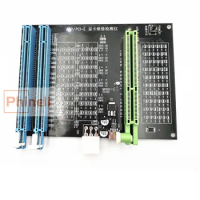 PC AGP PCI-E X16 Dual-use Socket Tester Display Graphics Video Card Checker Tester Graphics Card Diagnostic Tool