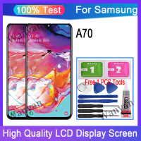 Paparan LCD Skrin Sentuh Digitizer, Untuk Samsung Galaxy A70, Dengan Penggantian Bingkai, Ketibaan B