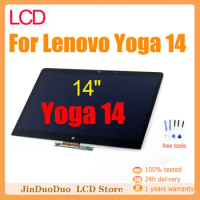 14.0"Original For Lenovo Yoga14 LCD Display Touch Screen Ditigizer Assembly For Lenovo Yoga 14 Display with Frame Replacement