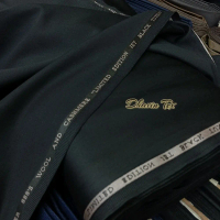 Kain Jas Celana Wool Hitam Jetblack / Bahan Wool Super Jetblack Tuxedo  ( Per 50 Cm )