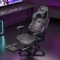  Autofull C3 電競椅 Punk塗鴉 符合人體工學 辦公椅 加寬靠墊 AF111  進階版(連腳托)