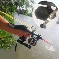 Powerful Laser Fishing Slingshot Black Hunting Bow Catapult for Outdoor Sling shot Shooting Crossbow Bow Tool