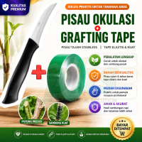 PAKET OKULASI 2IN1 GRAFTING TAPE DAN PISAU OKULASI UNTUK TANAMAN