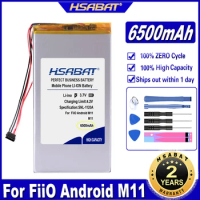 HSABAT M11 6500mAh Battery for FiiO Android M11 / M11 Pro HIFI Music MP3 Player Batteries