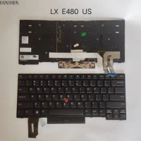 NEW US laptop keyboard FOR Lenovo ThinkPad E480 E485 L480 T480S L380 E490 T490 T495 L390 yoga L490 P43s