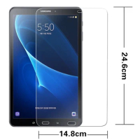 Premium Anti shatter Tempered Glass film for Samsung Galaxy Tab A 10.1" (2016) T580 Tablet Screen Protector Scratch proof films
