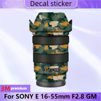 For SONY E 16-55mm F2.8 GM Lens Sticker Protective Skin Decal Vinyl Wrap Film Anti-Scratch Protector Coat SEL1655G F2.8/16-55